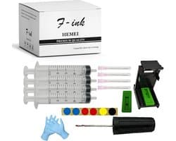 Navulset Inkt voor Inktcartridges met Spuitjes en Accessoires