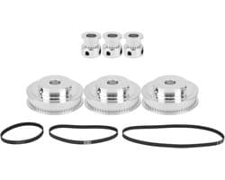 Set van 3 Tandriem Poelies voor 3D Printer en Machines - Universele Montage