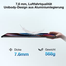 DOOGEE T40 PRO Tablet - 12 inch 2.4K - Android 15 - Helio G99-processor - 20 GB RAM + 512 GB / 2 TB TF - gamingtablet - 10800 mAh/18W - 16 MP + 8 MP camera's - ondersteunt 4G dual SIM dual standby - 5G wifi - GPS - Widevine L1 - 4 x Smart PA — thumbnail 5