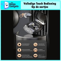 De Beste Gadgets Slaap Oordopjes Bluetooth – Draadloze Sleep Earbuds – Ultra Dun & Comfortabel – Kleine oordopjes - Kleine Oortjes - Voor Zijslapers – Noise Reduction – Waterbestendig - MD - Wit — thumbnail 4