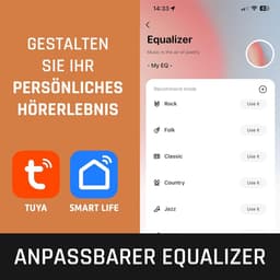 Over-Ear Koptelefoon met Actieve Noise Cancelling (ANC) - Extra Lange Batterijduur - Bluetooth 5.3 - App EQ — thumbnail 2