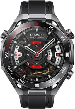 HUAWEI WATCH Ultimate 2 slim horloge, GPS, robuust vloeibaar metaal met saffierglas, 150 m duiktechnologie, sonar-onderwatercommunicatie, gezondheidsmonitoring, zwart — thumbnail 1