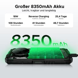 DOOGEE Fire 3 Pro 4G - Robuuste Smartphone - Outdoor telefoon - 16 GB RAM+128 GB/2TB TF - Android 15 - 8350 mAh/18 W - 5,5 inch HD+ - Gemini AI - NFC - GPS - Face ID - Vingerafdrukscanner - Grijs — thumbnail 5