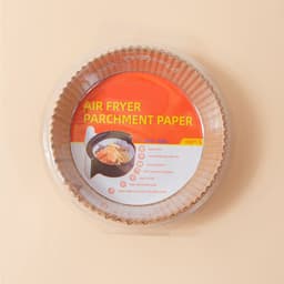 16cm*16cm, 200 vellen, ronde bakvorm voor airfryer, speciaal voor airfryers. — thumbnail 1