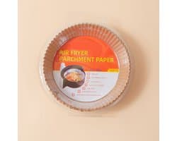 16cm*16cm, 200 vellen, ronde bakvorm voor airfryer, speciaal voor airfryers.