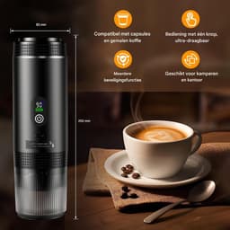 Vitdipy - Draagbaar Koffiezetapparaat - 80ml - Draagbare Espressomachine – 3-in-1 Accu Koffiezetapparaat - voor Reizen, Camping & Onderweg — thumbnail 4