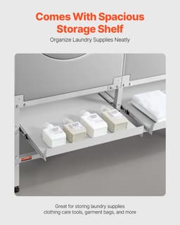 VEVOR Wasmachine Onderstel Droger Onderbouw Voetstuk 1230x635x625mm 267kg — thumbnail 4