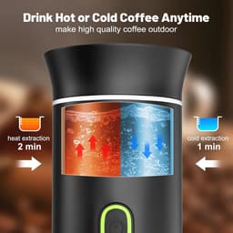 Draagbare Koffiezetapparaat voor Reizen - Mini Auto Espresso Maker — thumbnail 5