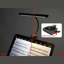 Lessenaarlamp - Boston MSL-1800 - LED XXL - 18 dimbare LED's - Klem - Zwanenhals 25cm - USB — thumbnail 2