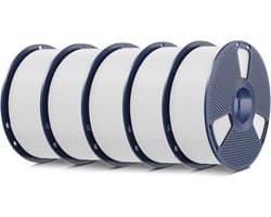 5kg PLA+ 3D Printer Filament 1.75mm Wit - Hoge Precisie en Sterkte