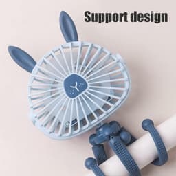 360° Rotating Handheld Fan - Ultra Quiet Clip-on Fan voor Strollers en Personal Gebruik — thumbnail 2