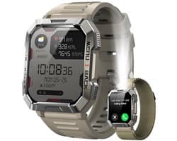 Smartwatch voor Mannen met 100 Dagen Batterijduur en Sportfuncties