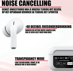 LifePods Deluxe 1.0 - LifeGadgets OpenEar Sport Pro Earbuds - Draadloze Oortjes - Oordopjes met Oplaadcase - Wireless Earphones - In Ear Sport - Noise Cancelling - Draadloos - Bluetooth - Geschikt Voor o.a. IPhone en Samsung - Smartphone en Laptop — thumbnail 5