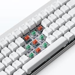 MCHOSE Ace 68 Air - Hall Effect - Magnetische Switch - Aluminium Behuizing - Gaming Keyboard - Mount Tai Switch - 65% Layout - Cherry Profile - RGB Backlight - PBT Shine Through - Snow White — thumbnail 4