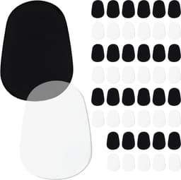 Somstyle Mondstuk Kussens voor Saxofoon & Klarinet - 48 Stuks - 0,8 mm Rubber - Mondstukpatches - Zwart & Transparant — thumbnail 1