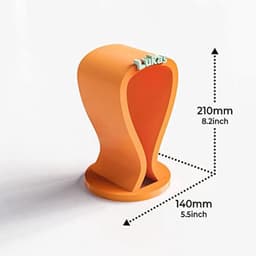 Gepersonaliseerde hoofdtelefoonhouder | Stijlvolle headsetstandaard voor bureau | Ruimtebesparend en uniek — thumbnail 3