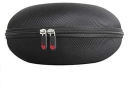 Hard Travel Case voor Bluetooth Hoofdtelefoon Over Ear - Zwart met Binnenrood — thumbnail 3