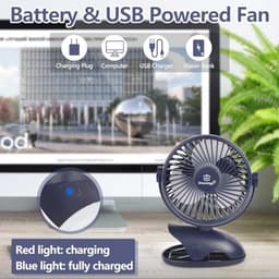 Mini USB Desk Fan - Stille Tafel Ventilator voor Thuis en Kantoor — thumbnail 5