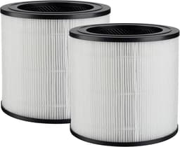 2 stuks vervangingsfilter - geschikt voor Philips 600-serie AC0650/10 AC0651/10 luchtreiniger - 3-in-1 vervangend HEPA-filter met actief koolstoffilter FY0611/30 — thumbnail 2