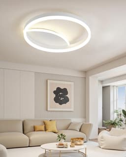 Dimbare LED plafondlamp met afstandsbediening en aanpasbare kleurtemperatuur 3000K - 6000K - 40x40cm 36W voor woonkamer, slaapkamer, keuken en meer — thumbnail 3