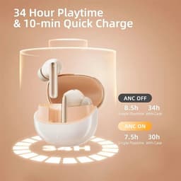 QCY - HT08 gold - Hoofdtelefoon — thumbnail 2