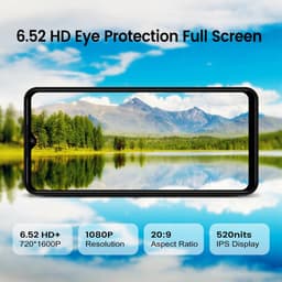 Mobiele Telefoon zonder Contract met 8GB+128GB/256GB, 6,52" HD+, 4500mAh en Android 12 - Goedkoop — thumbnail 2