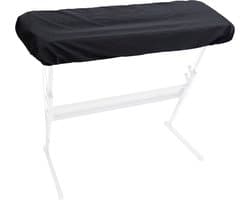Somstyle Piano Keyboard Cover met Trekkoord - Geschikt voor 61 Toetsen - Beschermhoes Instrument - Zwart