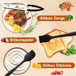 Accessoires Gescht voor Ninja Foodi Max Dual Zone AF400EU 9,5L/Foodi Flexdrawer AF500EU 10,4L, Siliconen Ovenschalen met Deksel Herbruikbare Siliconenvorm Accessoires voor Andere Dual Zone Airfryer — thumbnail 6