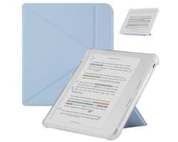 Beschermhoes voor 7 inch eReaders - Soft TPU met Auto Sleep/Wake en Stand, Sky Blue