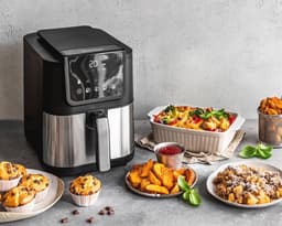 Hete luchtfriteuse met Hot Air Convection Technologie - Gezond Frituren en Bakken — thumbnail 3