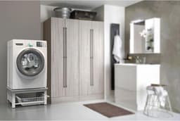 Wasmachine of Droger Verhoger met Uittrekbare Mand van 32 L - Ruimtebesparend en Comfortabel — thumbnail 5