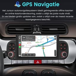 Awesafe Autoradio - Geschikt Voor Fiat Panda 2012 t/m 2024 - 7 inch IPS Scherm - Draadloos Apple CarPlay & Android Auto - Ram 2GB + Rom 64GB - GPS Navigatie Bluetooth WIFI - Radio Scherm - Navigatiesysteem Auto — thumbnail 2