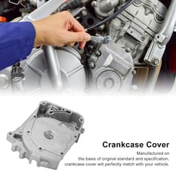 Rechter Crankcase Cover voor GY6 50 60 80CC - Vervangende Motoronderdelen en Grasmaaier Onderdelen — thumbnail 3