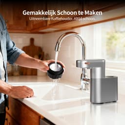Pura Coffee C1 Mini Espressomachine – 20 bar – 3s Instant Heat – Compact & Draagbaar – Voor Thuis & Outdoor– Alleen geschikt voor koffiepoeder — thumbnail 4