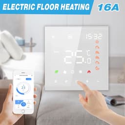 Slimme Wifi Thermostaat voor Elektrische Vloerverwarming met App Bediening — thumbnail 4