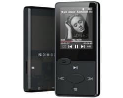 SNJY® MP3 Speler Bluetooth - MP4 Speler - Muziek Speler - 32GB - Zwart