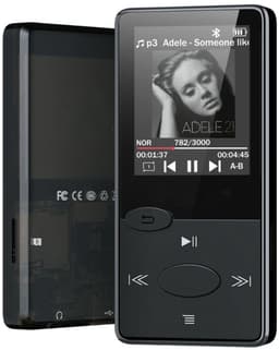 SNJY® MP3 Speler Bluetooth - MP4 Speler - Muziek Speler - 32GB - Zwart — thumbnail 1