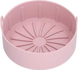 Siliconen Pan, Herbruikbare Siliconen Pan Airfryer Vervanging Siliconen Pan Keuken Elektrische Friteuse Mandbak Bakaccessoire ‑20℃‑220℃(16CM een roze) — thumbnail 5