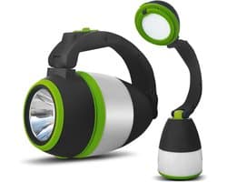 3-in-1 LED-kampeertafellamp/zaklamp 1W 60-200LM koelwit 6000K