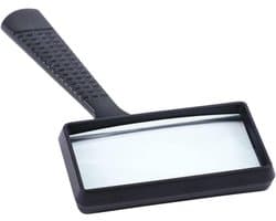 Rechthoekig Leesvergrootglas 5X met Handvat - Vergrootglas voor Kleine Lettertjes, Boeken en Documenten