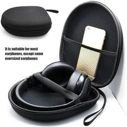 Hoofdtelefoon Draagtas - Reistas voor Audiokoptelefoon - Opbergcase Zwart - Compatibel met Sony, Alice, AKG, Pioneer, Sennheiser, Goethe, LeTV — thumbnail 3