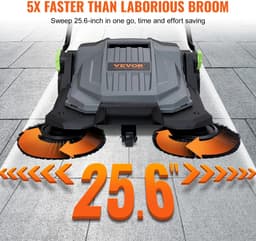 Aafinity Schrobmachine - Vloer - Vloerveegmachine - Schoonmaak Machine - 65 cm - in hoek en hoogte verstelbaar - 18.9 L container — thumbnail 2