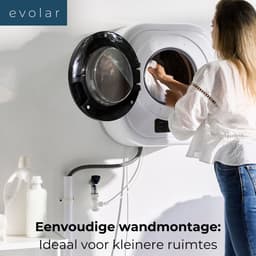 Evolar Mini Wasmachine met Droger - Wit — thumbnail 3