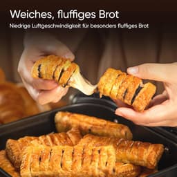 Turbo Tower Heteluchtfriteuse met 2 Kamers - 10,8 Liter Double Stack Airfryer voor Efficiënt Koken — thumbnail 3