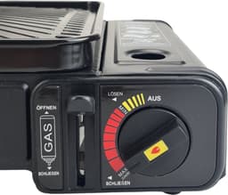 Borvat® Draagbare Gasgrill – Campinggrill voor Outdoor Koken – Compacte Tafel BBQ — thumbnail 2