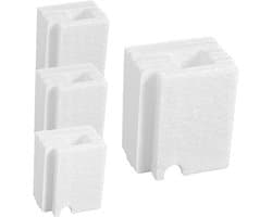 Set van 4 vervangende sponskussentjes voor afvalinkttanks voor printers - Duurzame onderdelen voor diverse EPSON Ecotank en L-serie modellen - Eenvoudig te vervangen en onderhouden