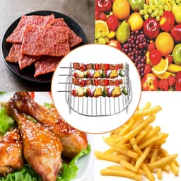 Airfryer-rek Airfryer-accessoire met 4 spiesen — thumbnail 4