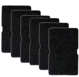 6 stuks - Wasdroger filter - Spons filter - Filter voor droger - Geschikt voor Beko droger filter 2964840200 2964840100 - Vervanging voor Blomberg Grundig Droger verdamper schuim filter - 245*155mm — thumbnail 2