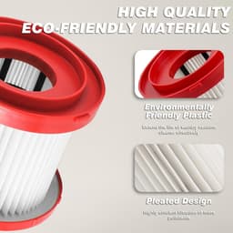 HEPA Filter - 2 Stuks - Geschikt voor Milwaukee M18 Nat/Droog VAC 0780-20/0880-20 - Vervanging 49-90-1900 — thumbnail 4