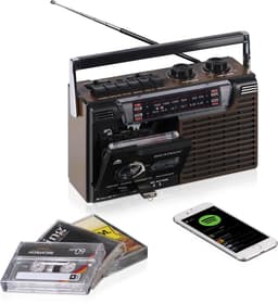 Ricatech PR95 Bluetooth Radio Cassette Recorder with USB/SD — thumbnail 5